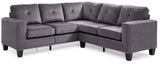 Glory Furniture Nailer G310B-SC Sectional , GRAY