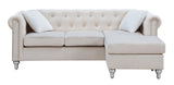 Glory Furniture Raisa G867B-SCH Sofa Chaise , BEIGE