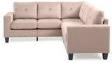 Glory Furniture Nailer G314B-SC Sectional , BEIGE