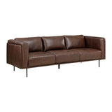 Modern Design Brown Genuine Leather Sofa