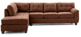 Glory Furniture Gallant G902B-SC Sectional , CHOCOLATE