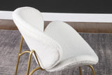 {2 Chair/ 1 Carton} Modern Lounge Chair, Teddy Velvet Cover, For Bedroom Vanity Chair for Home/Office/Dining (6 Colors)