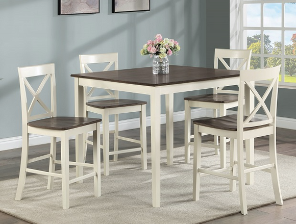 THEODORE 5PC COUNTER HEIGHT DINING SET