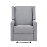 Pronto Power Recliner Oyster Gray Fabric