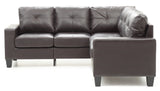 Glory Furniture Newbury G464B-SC SectionalÃŠÃŠ , DARK BROWN
