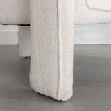 Ivory Modern Style Accent Chair