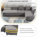 U-Style Luxury Modern Style Living Room Upholstery Sofa