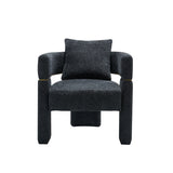 30.51" Wide Boucle Upholstered Accent Chair