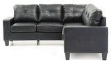 Glory Furniture Newbury G463B-SC SectionalÃŠÃŠ , BLACK