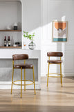 Modern Armless BarStool Chairs Set of 2