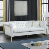 White high quality Chesterfield sofa