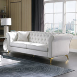 White high quality Chesterfield sofa