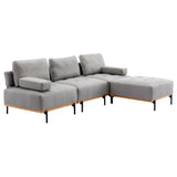 100.7'' Sectional with a Removable Ottoman