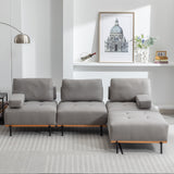 100.7'' Sectional with a Removable Ottoman