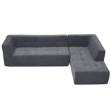 110.2 Dark Grey Modular Sofa Set