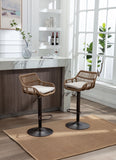 2PC/SET Swivel Bar Stools Adjustable Counter Height Chairs