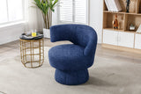 360 Degree Fluffy  Fabric Chair Swivel Cuddle Barrel Accent Chairs