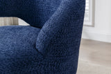 360 Degree Fluffy  Fabric Chair Swivel Cuddle Barrel Accent Chairs