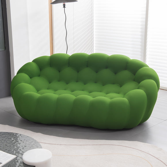 [VIDEO provided]Modern bubble floor couch for living room,Green