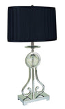 CHROME LAMP WITH FACETED CRYSTAL BALL BY CROWNMARK AVAILABLE IN HOUSTON, DALLAS, SAN ANTONIO, & AUSTIN  SKU 6296-T-2