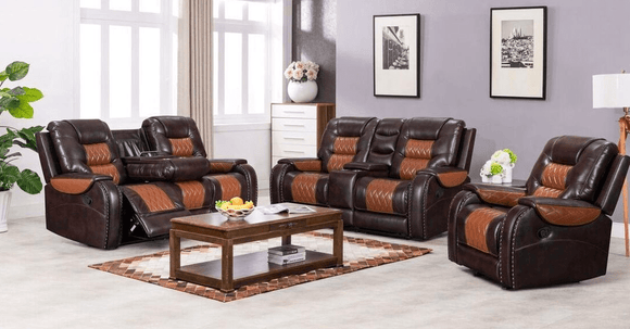 ASHLEY 2TONE 3PC RECLINING SET By HH AVAILABLE IN HOUSTON, DALLAS, AUSTIN, SAN ANTONIO, & NATIONWIDE