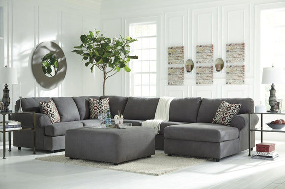 OVERSIZED ASHLEY 3 PC SECTIONAL IN STEEL  BY HH AVAILABLE IN HOUSTON, DALLAS, SAN ANTONIO, & AUSTIN  SKU ASHLEY649 STEEL