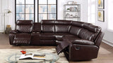 TEXAS STAR BROWN RECLINING SECTIONAL BY NEW ERA AVAILABLE IN HOUSTON, DALLAS, SAN ANTONIO, & AUSTIN  SKU S7262BR