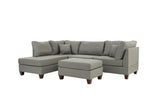 3-PC SECTIONAL in Gray