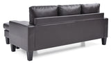 Jenna CAPPUCCINO Sofa Chaise