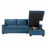 Roger INDIGO Pull Out  Sleeper Sectional