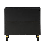 Charissa 34'' Tall 3 - Drawer Accent Chest BLACK