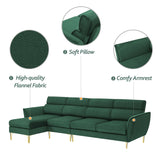 111 " Convertible Sectional Left/Right Handed Chaise