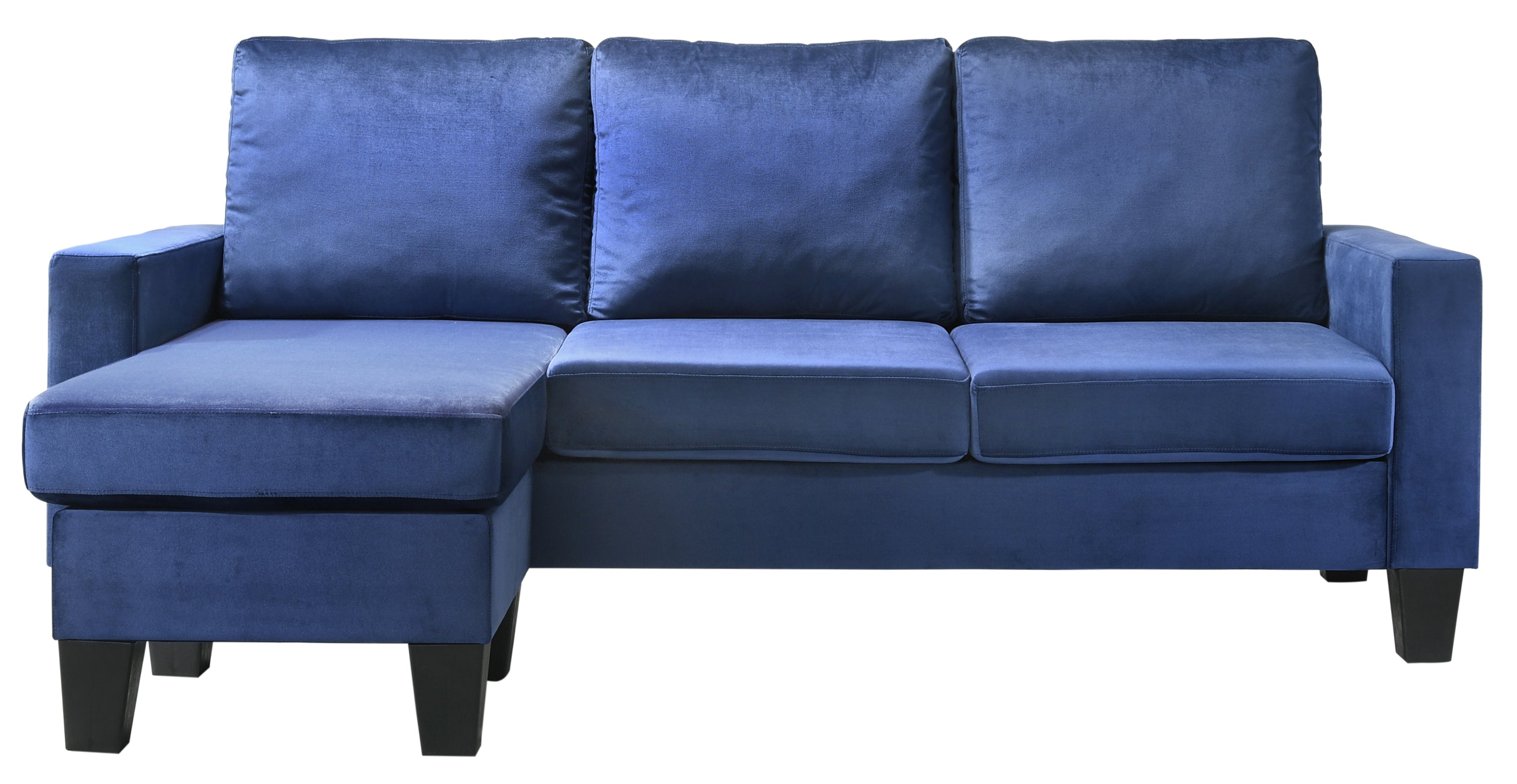 Glory Furniture Jessica G0514-SCH Sofa Chaise , NAVY BLUE