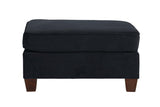 Black Velvet Fabric  Reversible Sectional