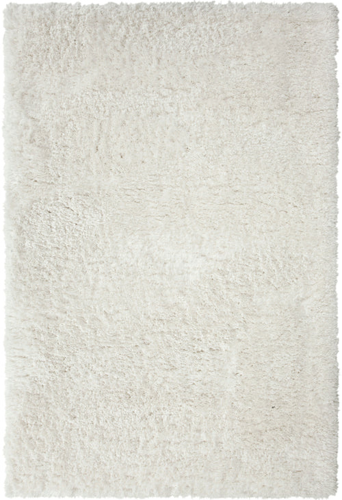 White Area Shag Rug 5x8