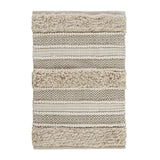 Woven Texture Stripe Bath Rug