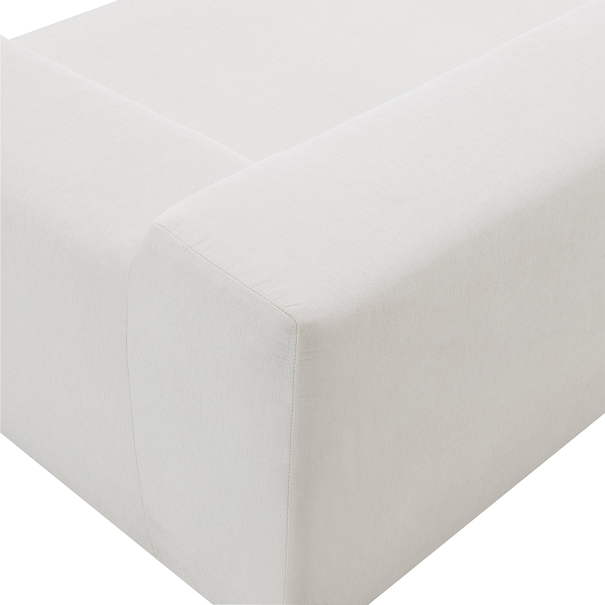 [VIDEO provided] [New] 109*68" Modular Sectional Living Room Sofa Set, Modern Minimalist Style Couch, Upholstered Sleeper Sofa for Living Room, Bedroom, Salon, 2 PC Free Combination, L-Shape, Cream