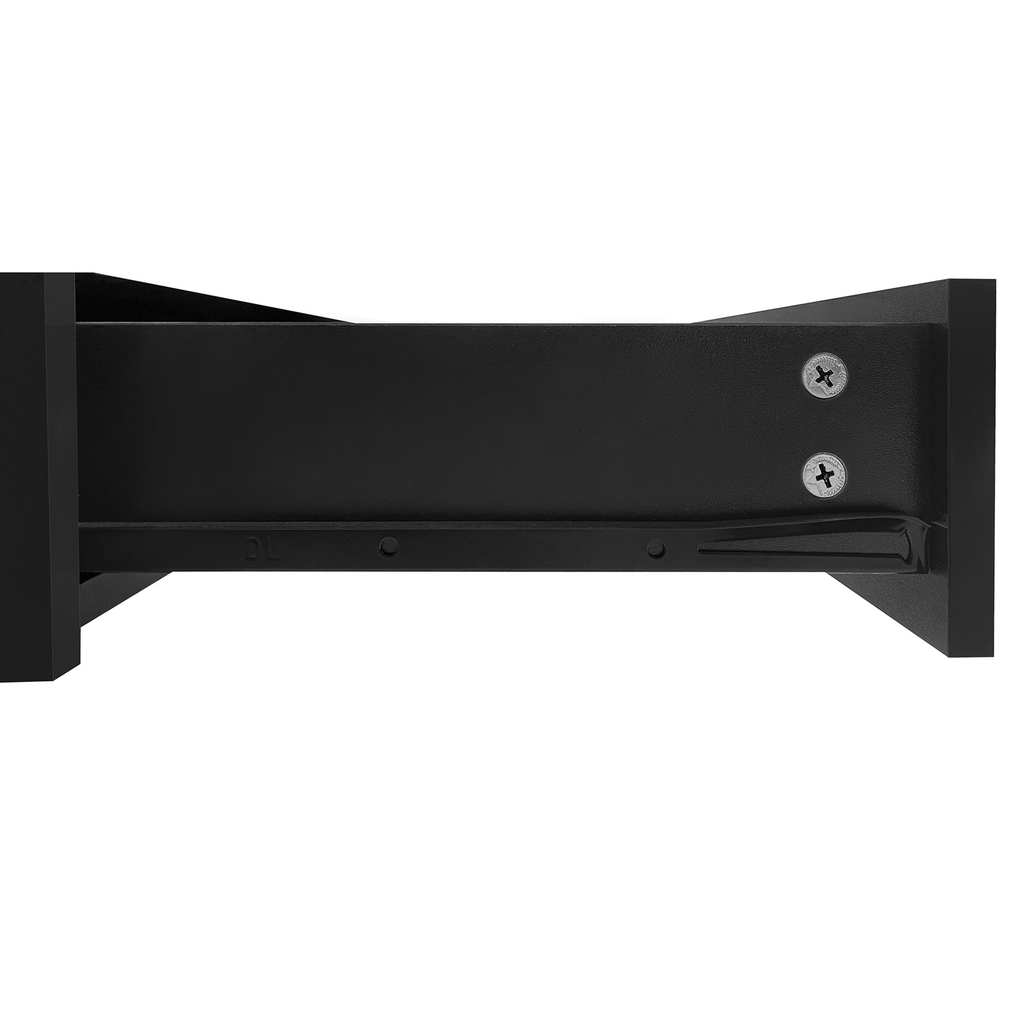 ON-TREND Modern High Gloss Coffee Table with 4 Drawers, Multi-Storage Square Cocktail Tea Table with Wood Grain Legs, Center Table for Living Room, 31.5''x31.5'', Black