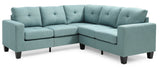 Glory Furniture Newbury G500B-SC SectionalÃŠÃŠ , TEAL