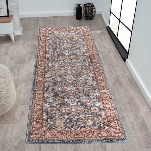 Persian Bordered Traditional Woven Area Rug