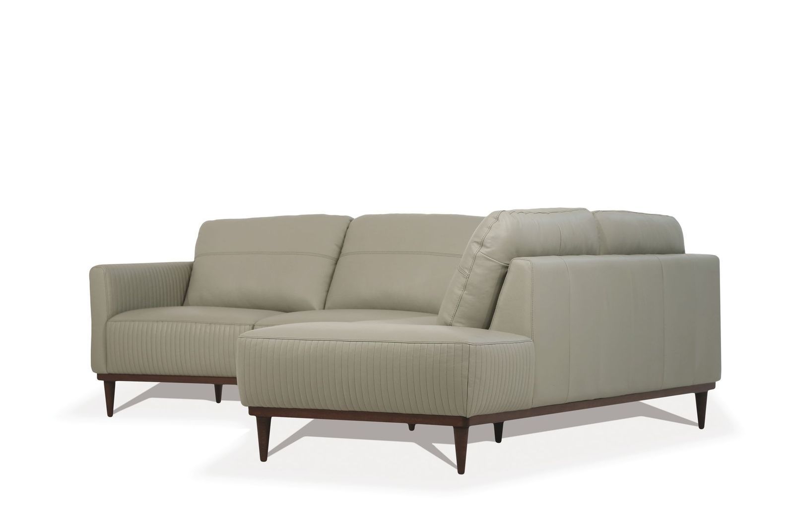 ACME Tampa Sectional Sofa, Airy Green Leather