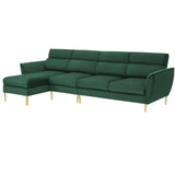 111 " Convertible Sectional Left/Right Handed Chaise