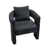 30.51" Wide Boucle Upholstered Accent Chair