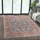 Persian Bordered Traditional Woven Area Rug