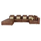 112.7" Modular Sectional w/ ottoman