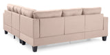 Glory Furniture Nailer G314B-SC Sectional , BEIGE