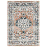 Wasilla Rust/Natural/Blue Area Rug 4x6