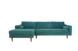 ANDERSON TURQUOISE LAF SECTIONAL