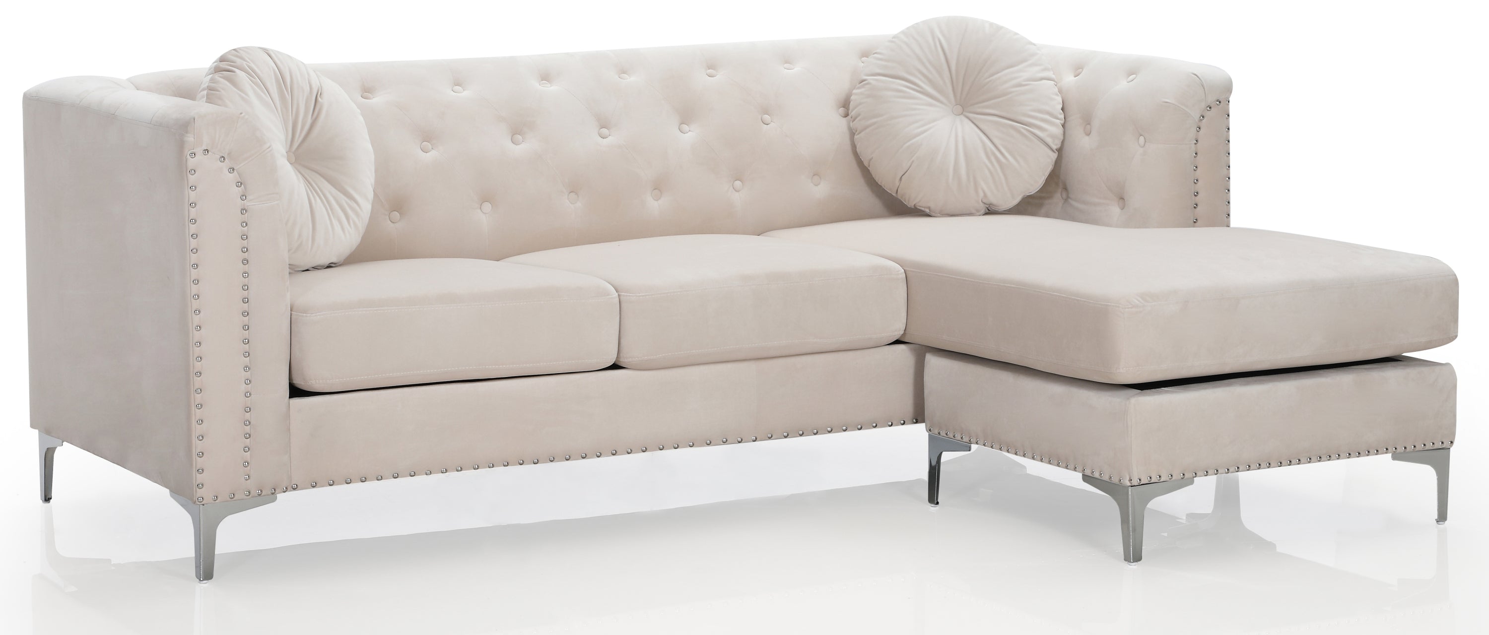 IVORY Pompano Sofa Chaise