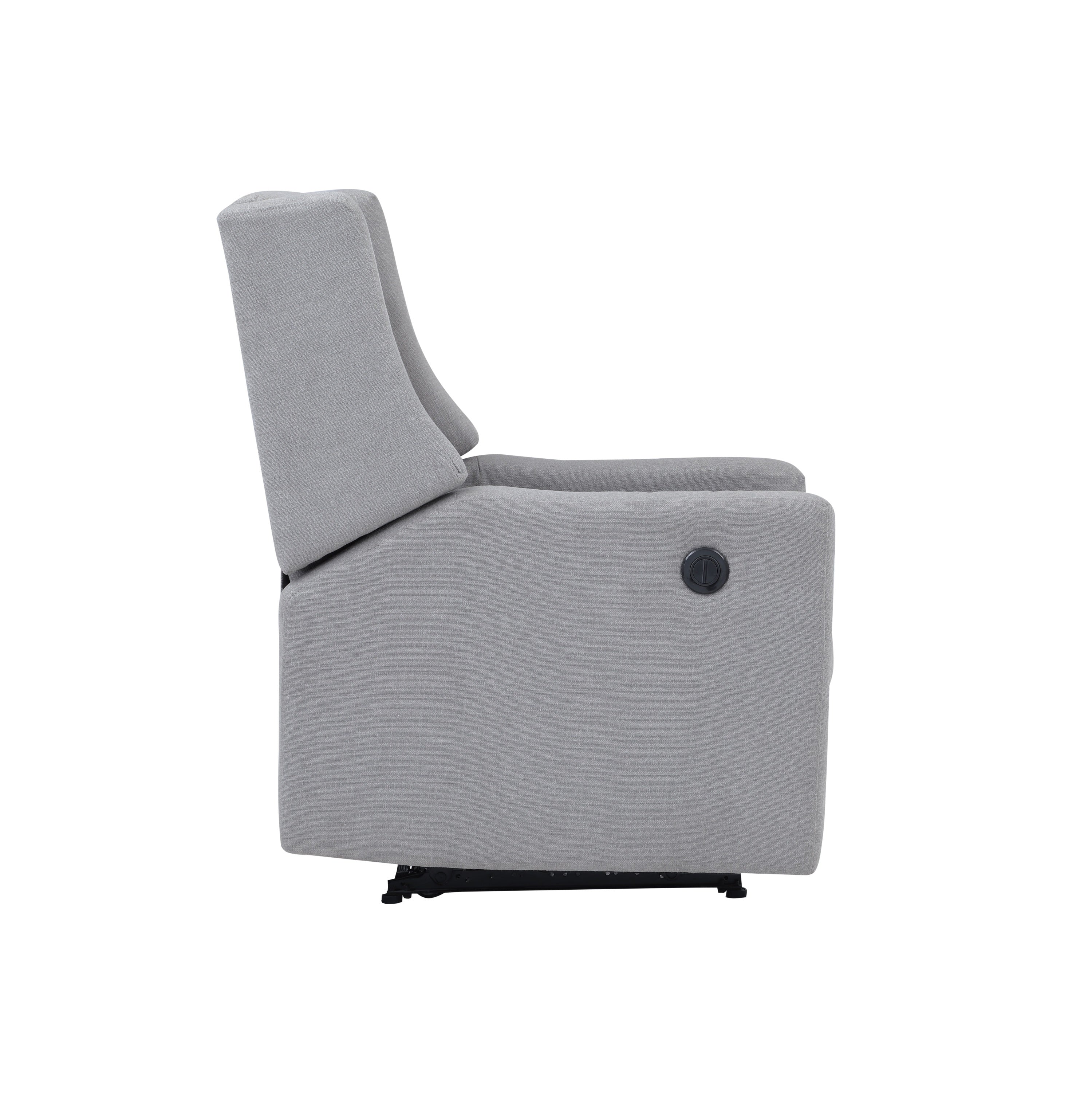 Pronto Power Recliner Oyster Gray Fabric